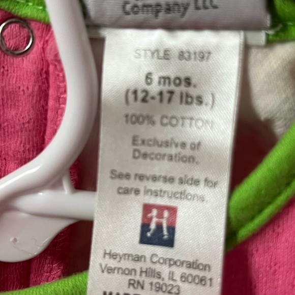 Vintage Baby Einstein One Piece Outfit Pink Character One Piece 6m - Picture 5 of 5